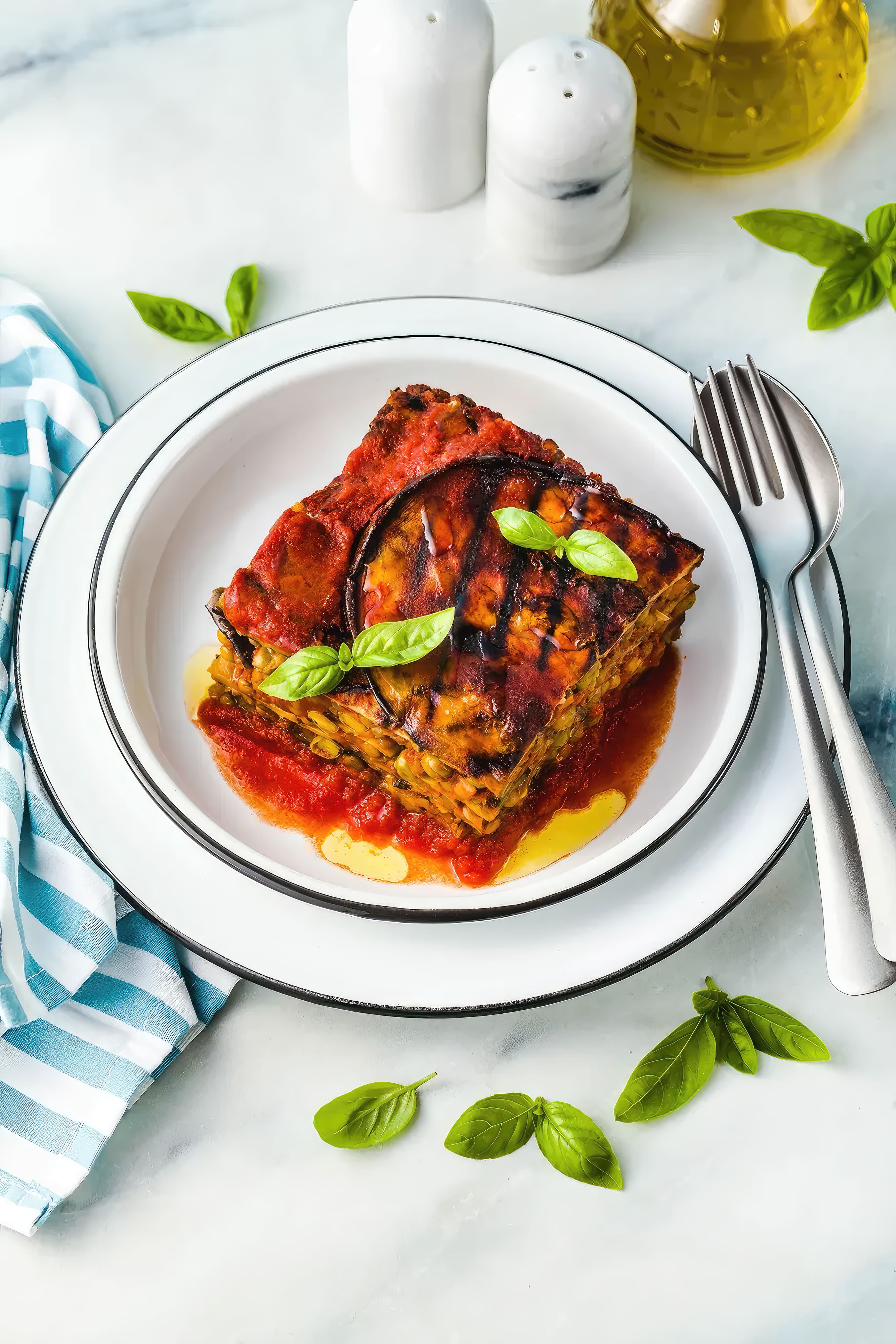 Image of gluten-free vegetarian lasagna