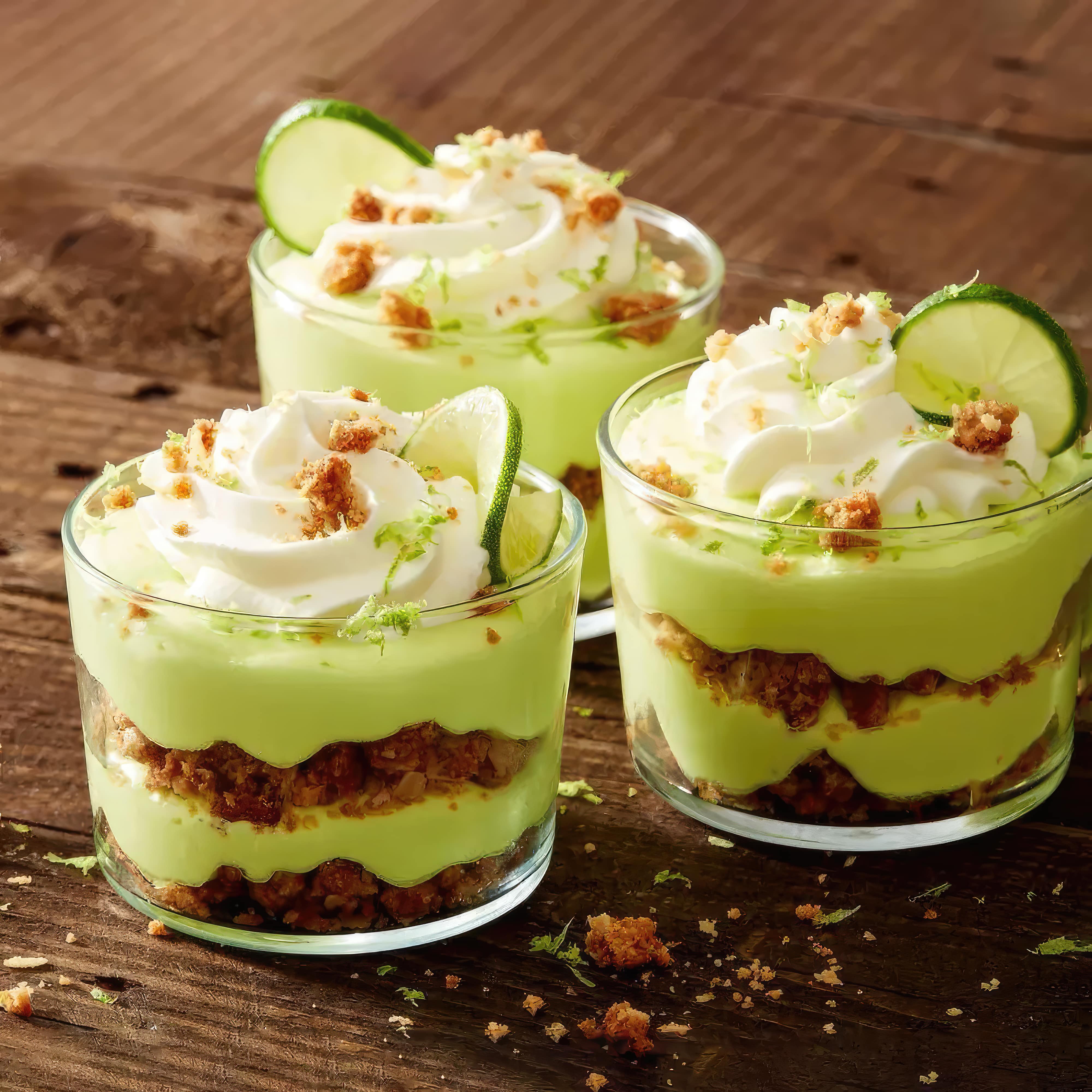 Image of key lime pie mousse