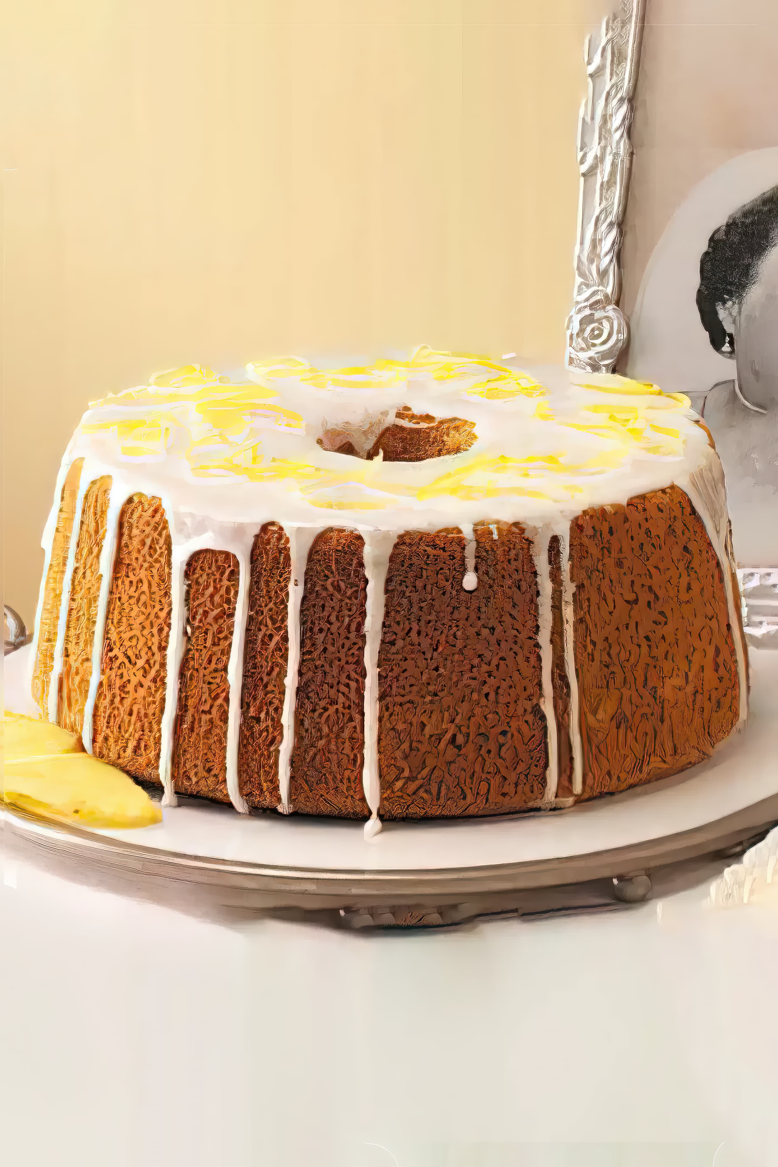 Image of pineapple chiffon cake