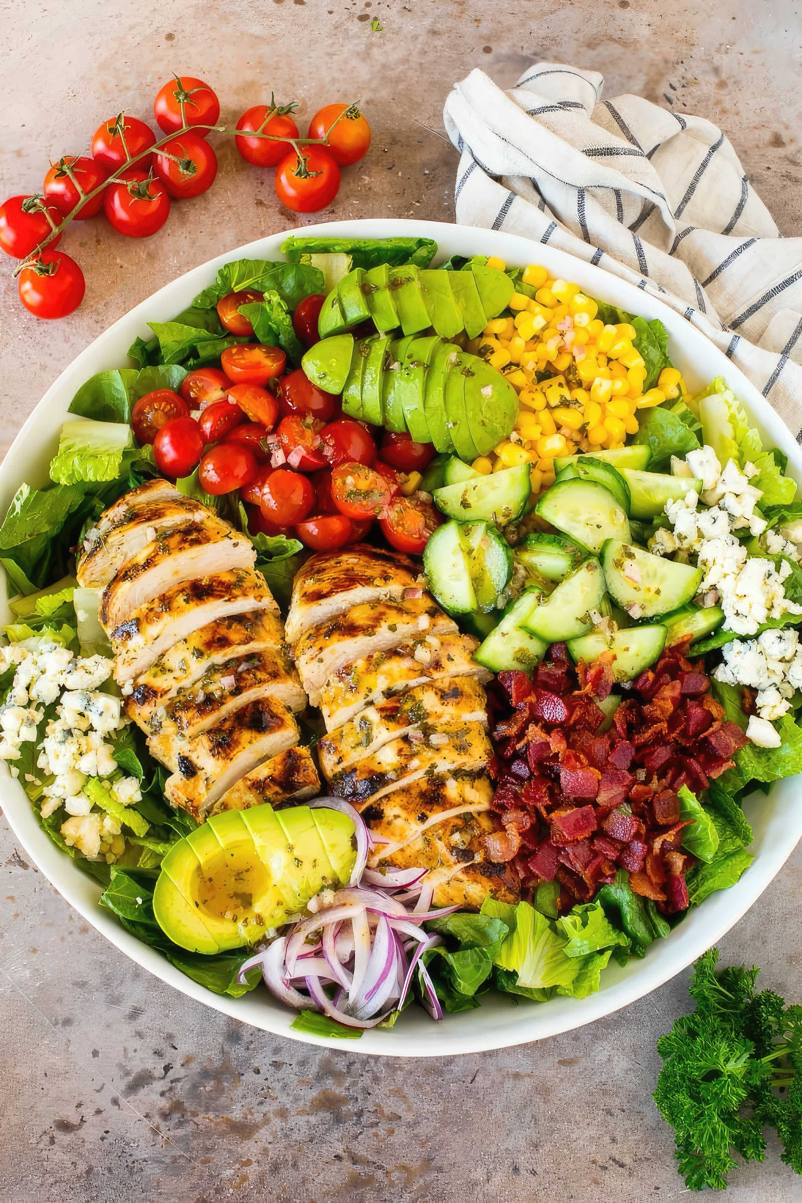 Image of grilled chicken salad