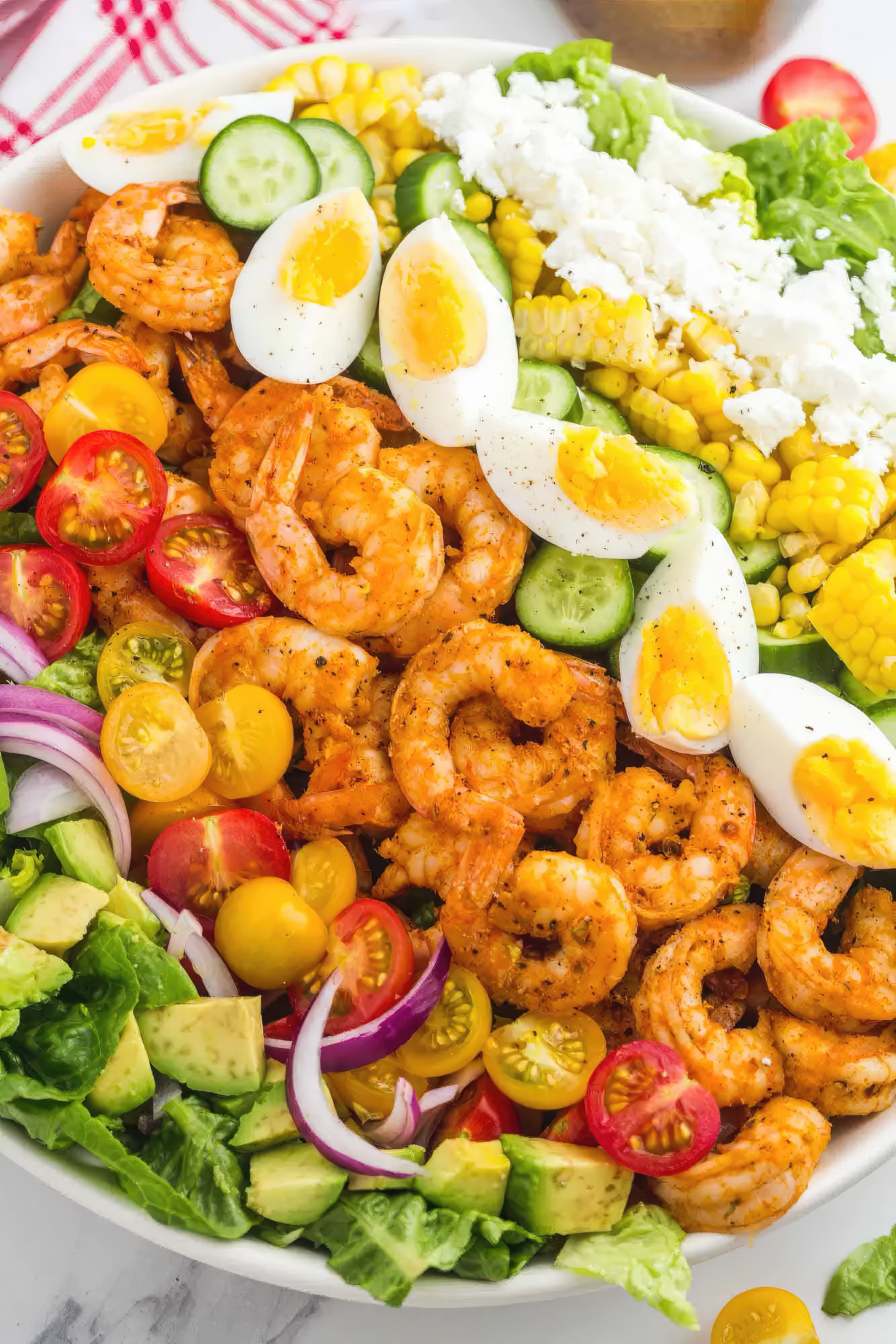 Image of shrimp cobb salad